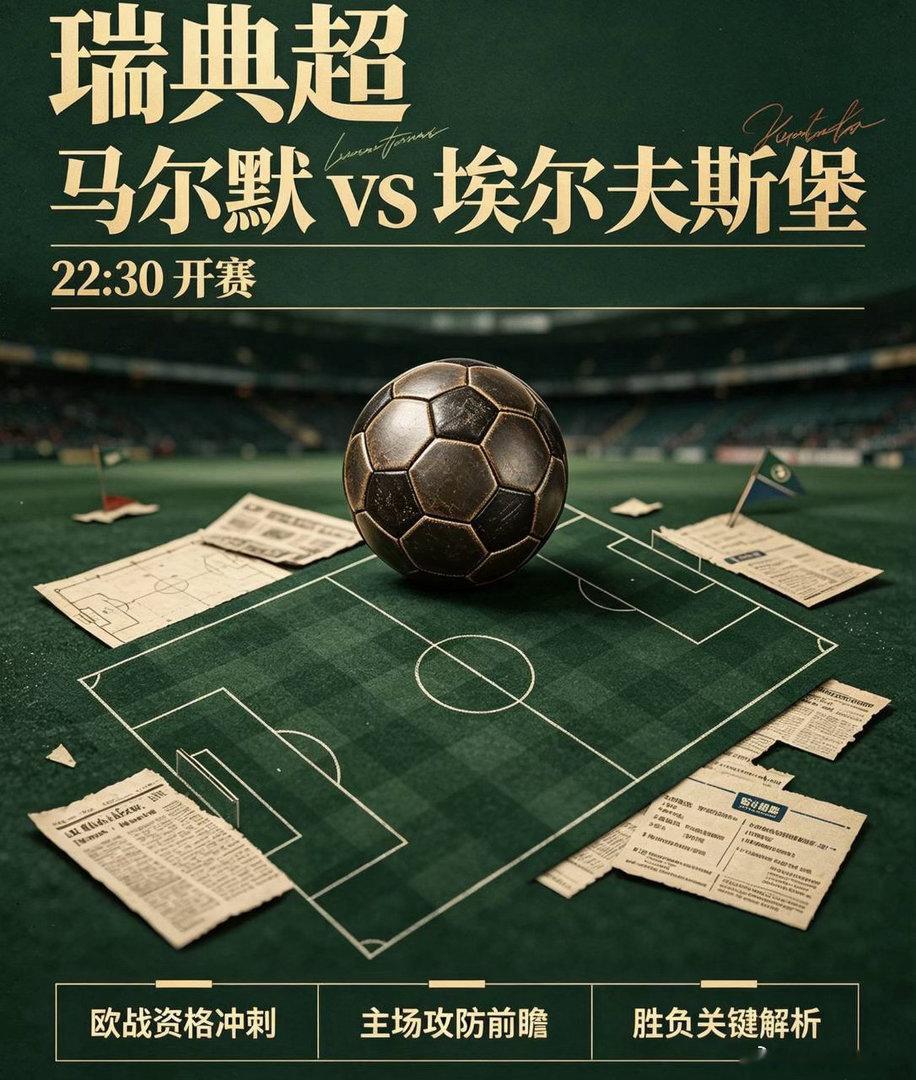 瑞典超 马尔默vs埃尔夫斯堡足球赛事分析群马尔默后防线存在伤停困扰，但换帅后反弹