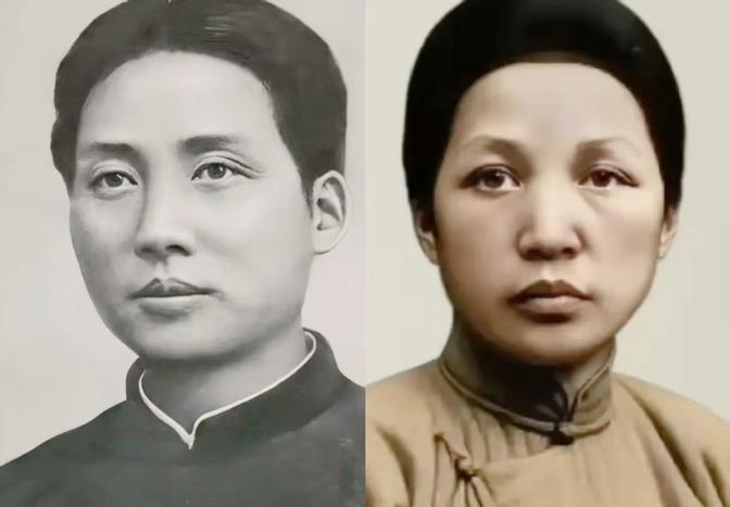 俗话说：“儿子像娘，金砖砌墙”。细细看看毛主席和他的母亲文七妹，简直长得太像了。