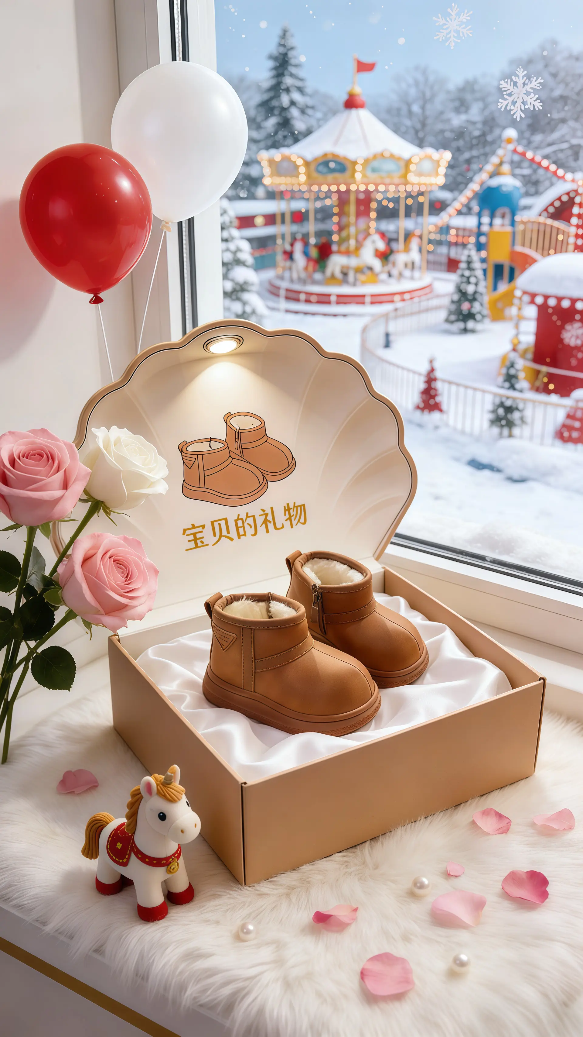 宝宝雪地靴 儿童雪地靴 童鞋 哎吆喂你鞋真好看 高质量童鞋