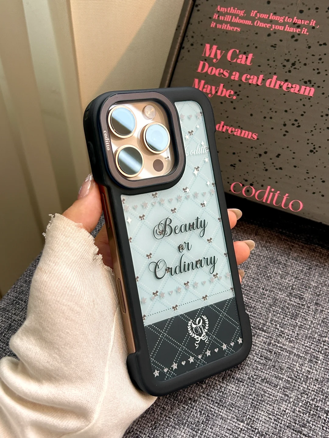 也是用上了无边框手机壳啦！手感很赞～