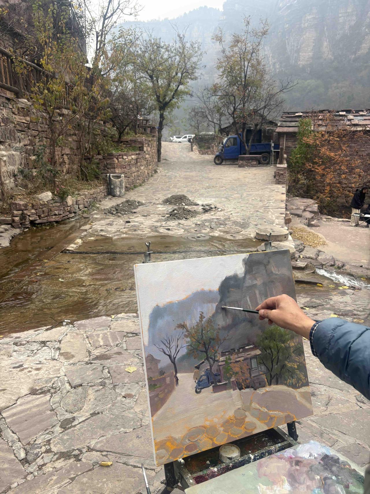 分享我这周有趣的事：画家村真的是名不虚传