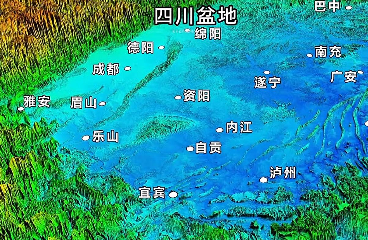 四川盆地是一个完美的、标本式的盆地。然而，四川盆地命里却是个千年备胎，永远当不上