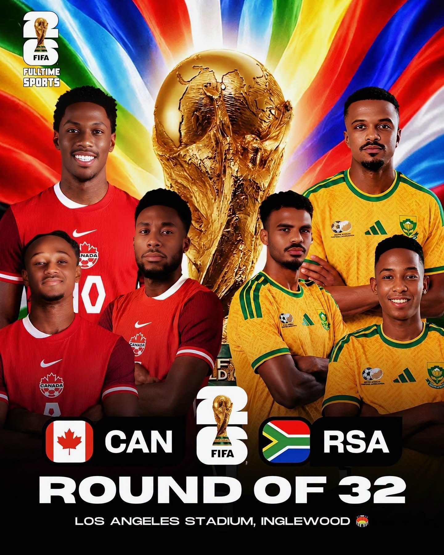1/16淘汰賽賽事預告👇0️⃣3️⃣0️⃣0️⃣ 南非🇿🇦🆚🇨🇦加拿