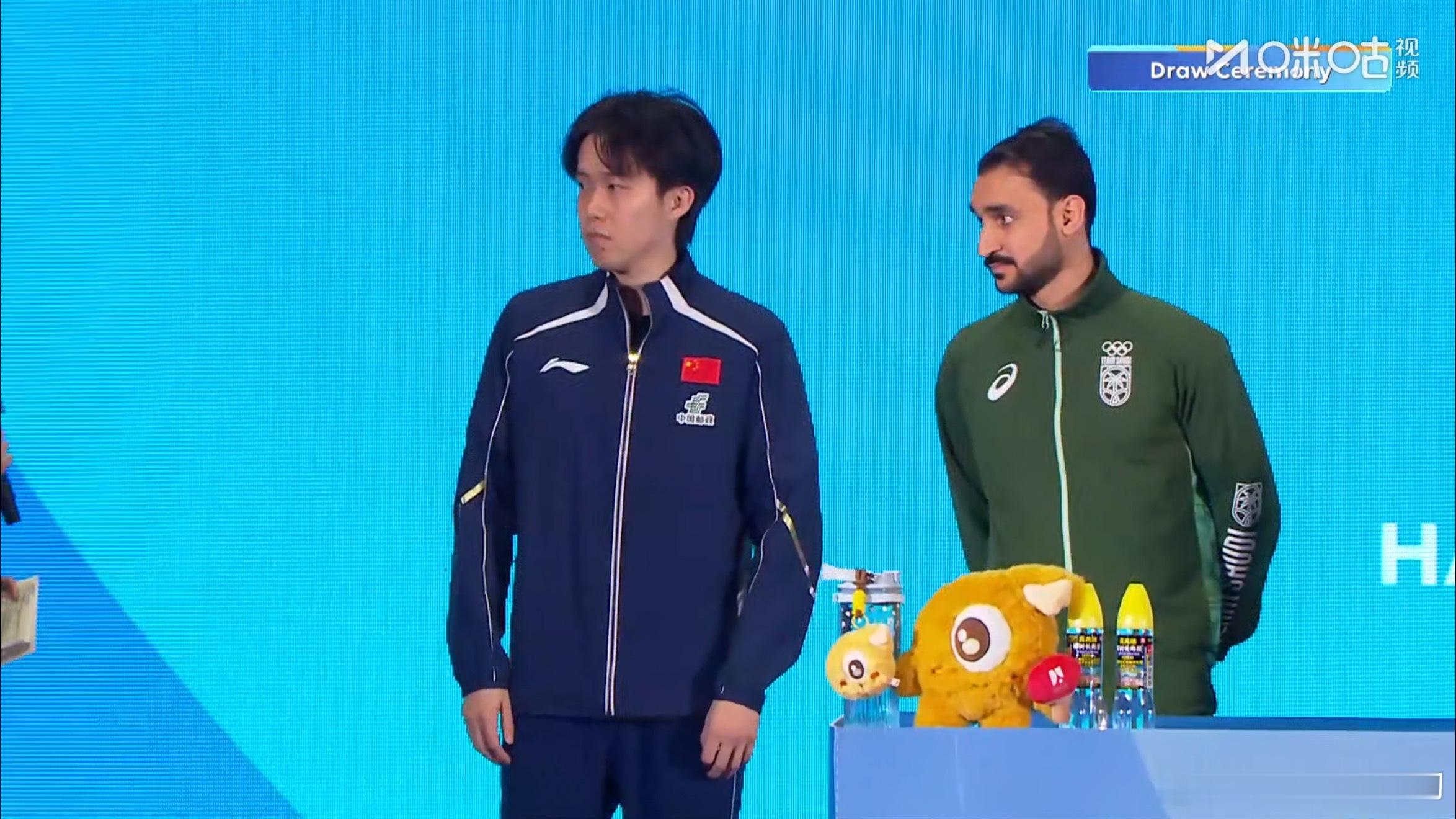 女单抽签结果出来了莎莎比赛加油，健康完赛