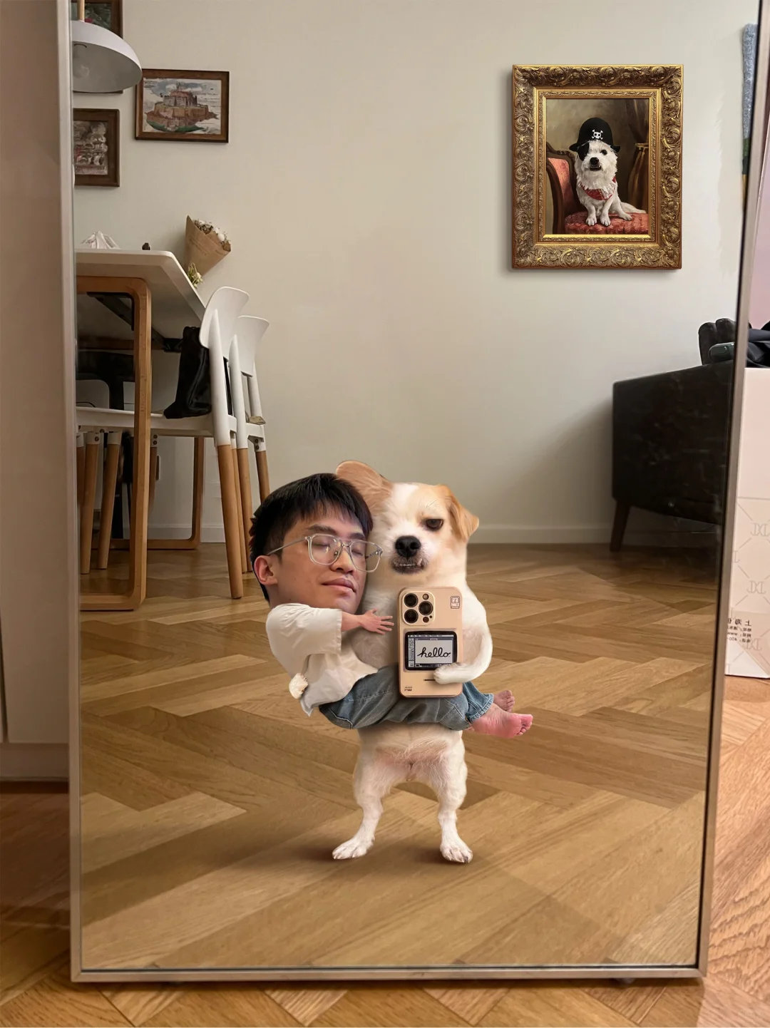 动物奇遇记动物奇趣  谁懂啊！和狗子互换身体后，它天天整活！今天骑我头上当kin