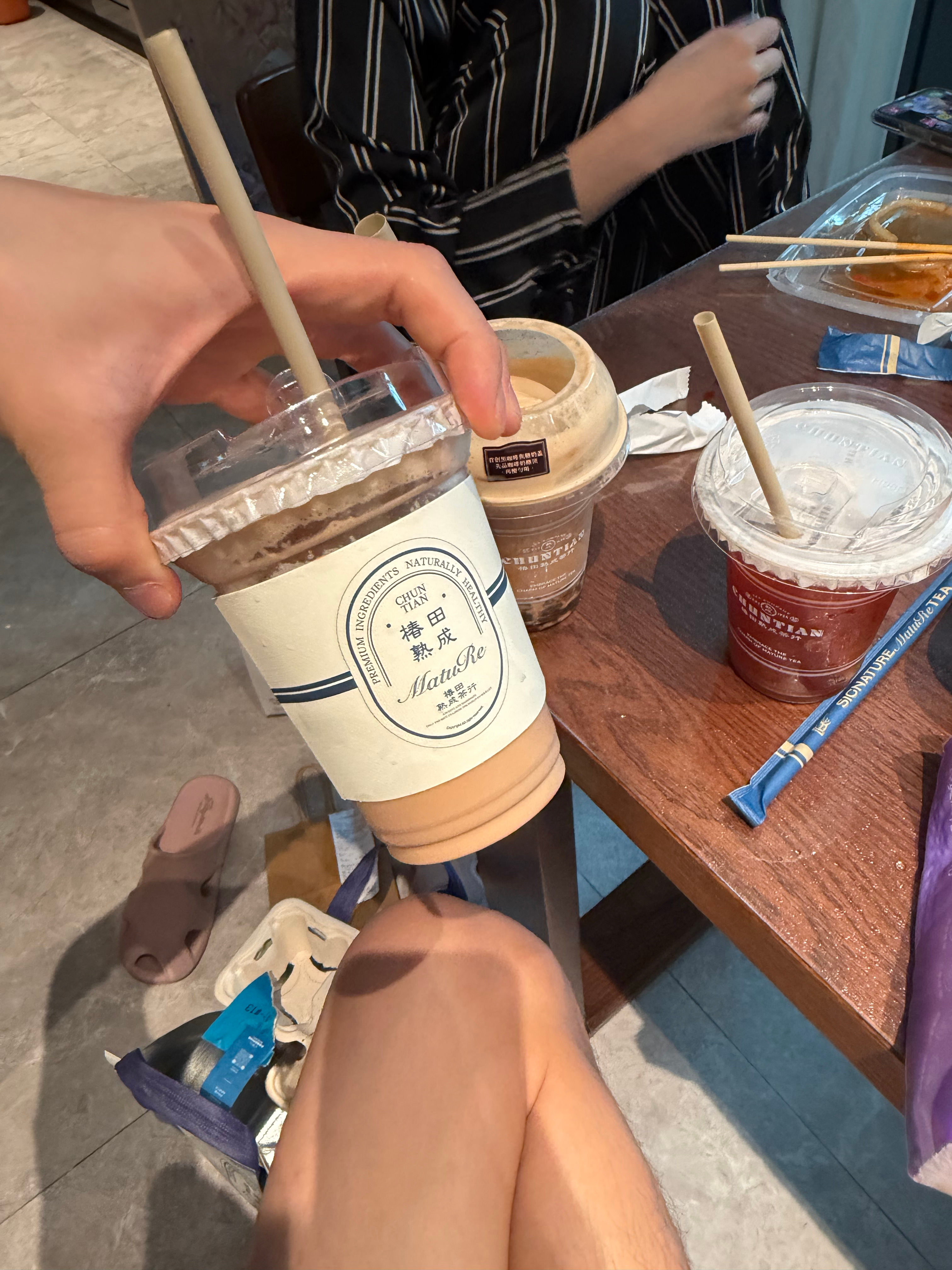 在杭州喝了巨巨巨好喝的奶茶没想到南昌也点到了！一定要点蓝纹芝士熟成普洱绝绝绝 很