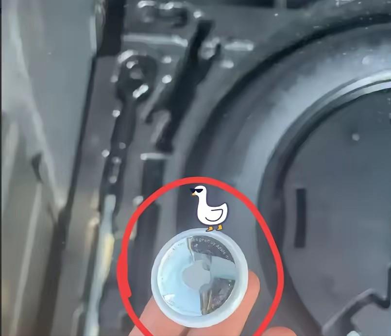 广东，一名女子在洗车的时候，无意间在备胎槽里发现了一个异物，她拿出来一看，发现竟