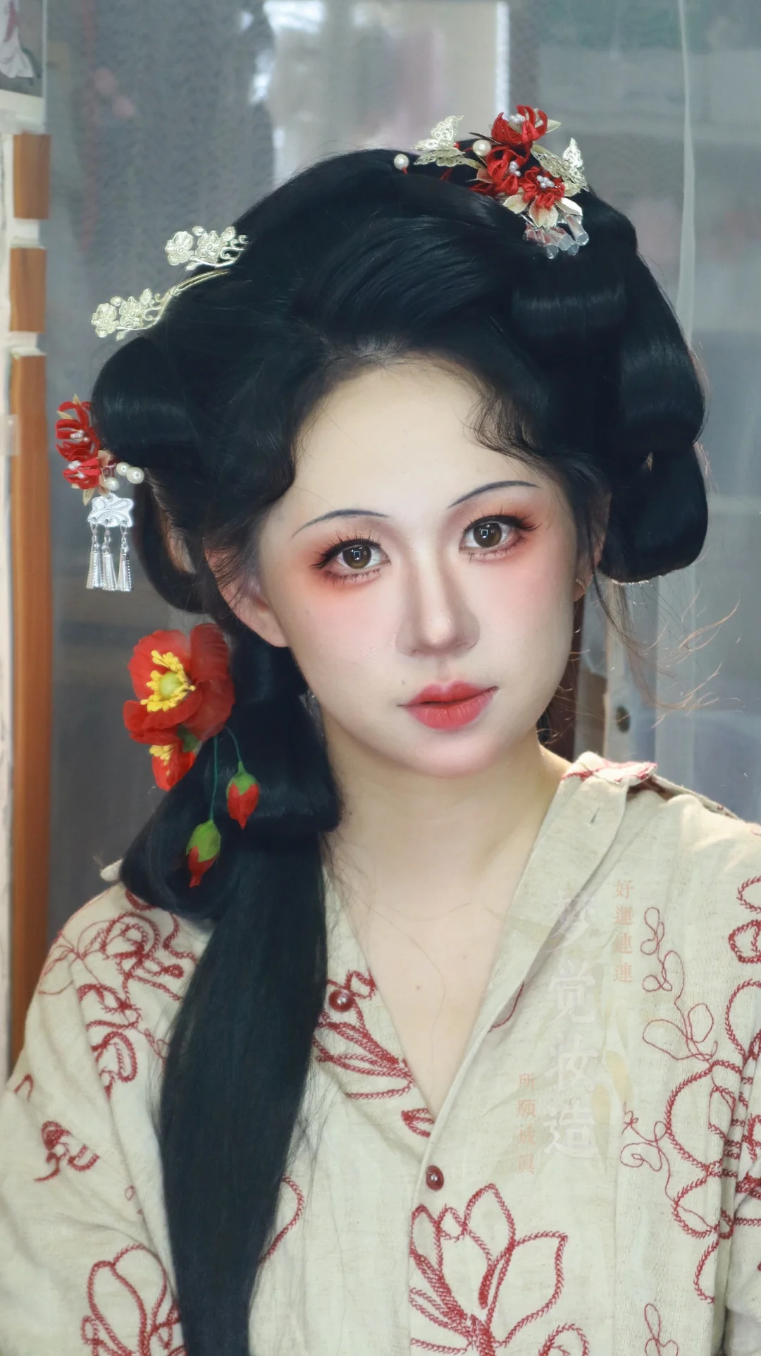 客｜仿胡也佛仕女图发型