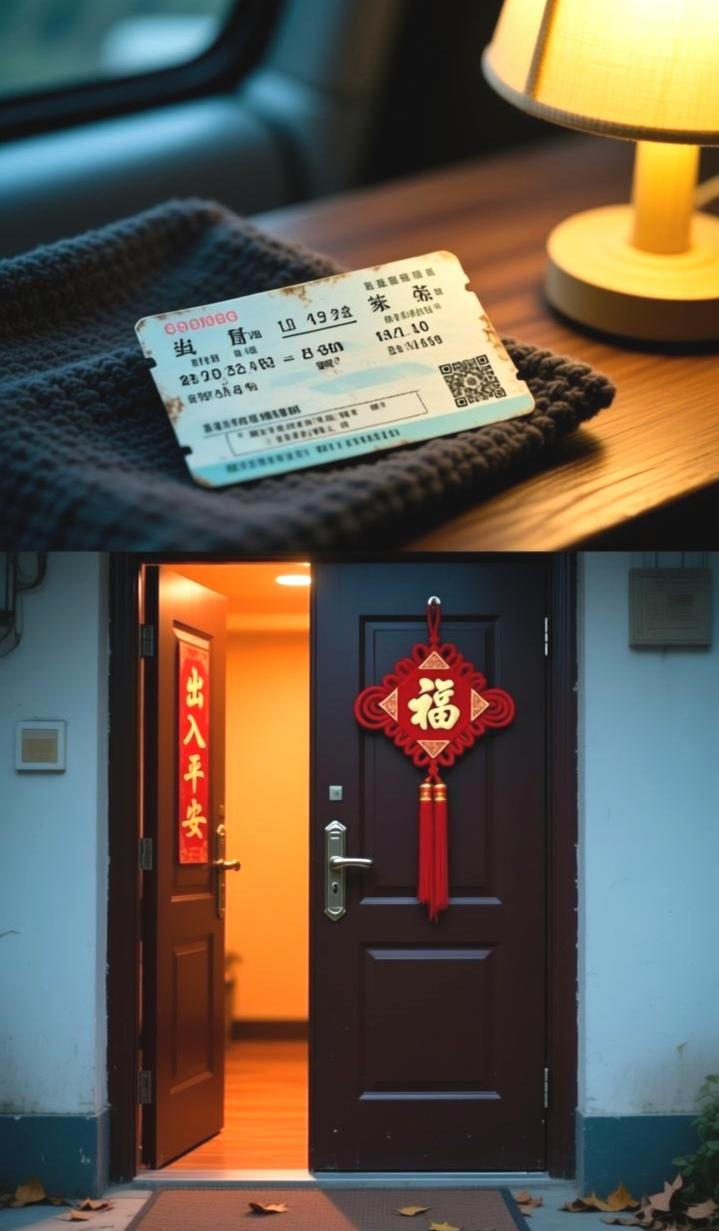 小时候，年味是口袋里舍不得花的压岁钱；
长大后，年味是跨越山海、挤过人海的一张车