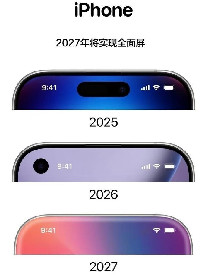 曝iPhone20搭载无开孔真全面屏 又来了，17你们都用上了吗？20就已经有爆