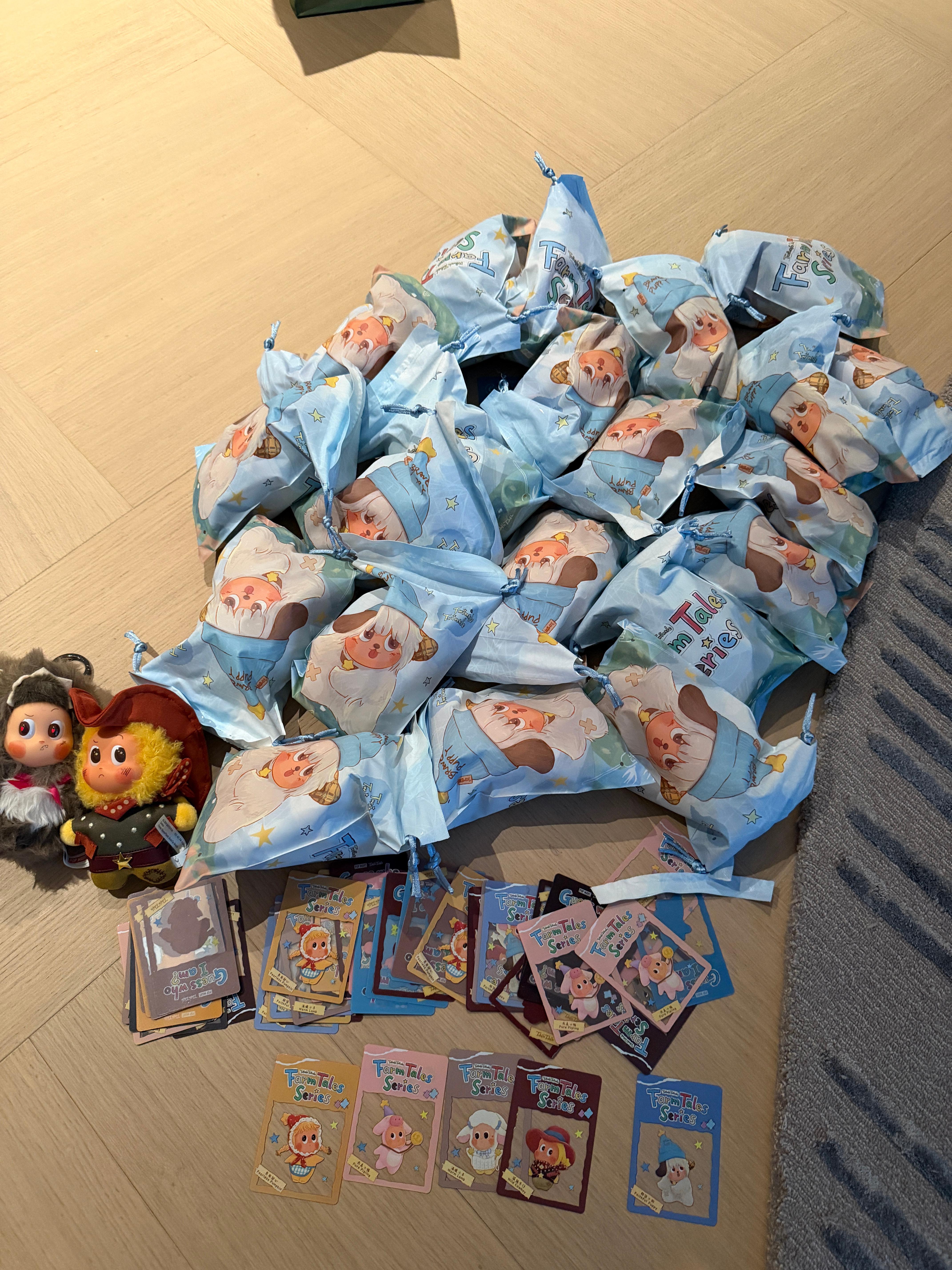 买好啦星星人农场系列！找个时间给你们抽奖！（因为带回来没办法装所以盒子拆掉了 ​