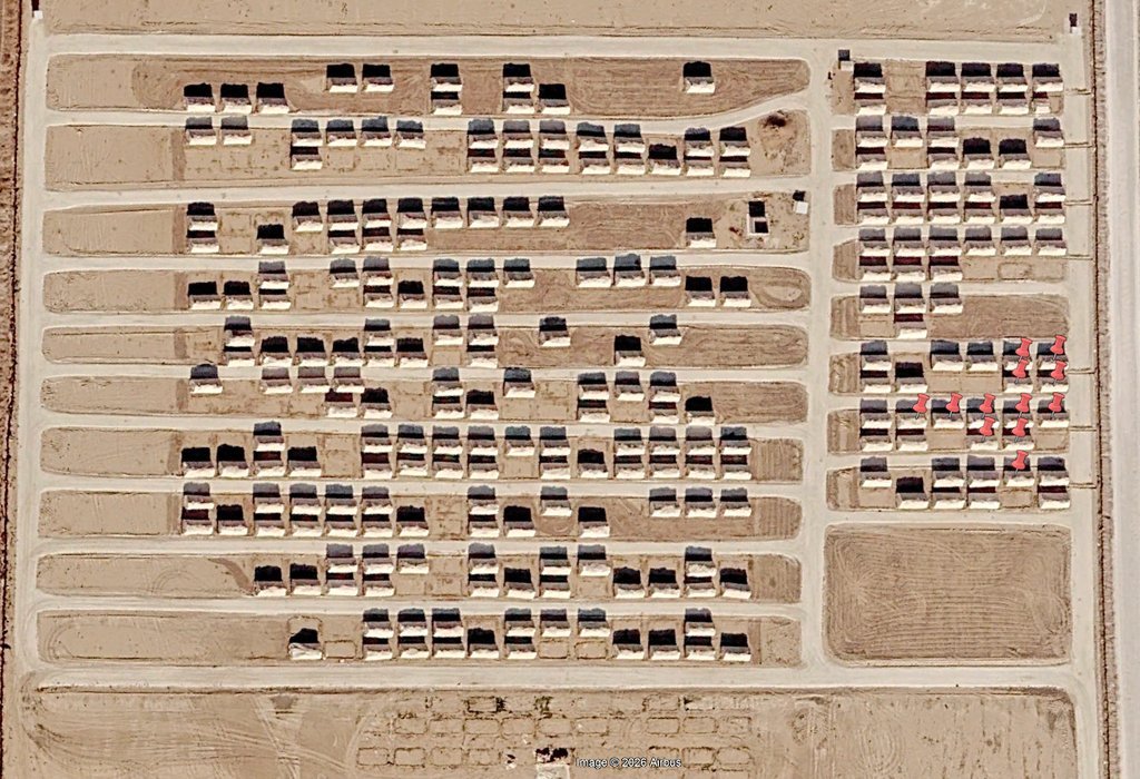 🔻伊朗媒体法尔斯通讯社发布的卫星图像证实，叙利亚北部哈塞克省泰勒贝达地区的一处