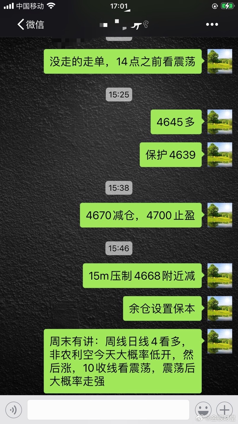 4645精准多4700目标到达！黄金期货