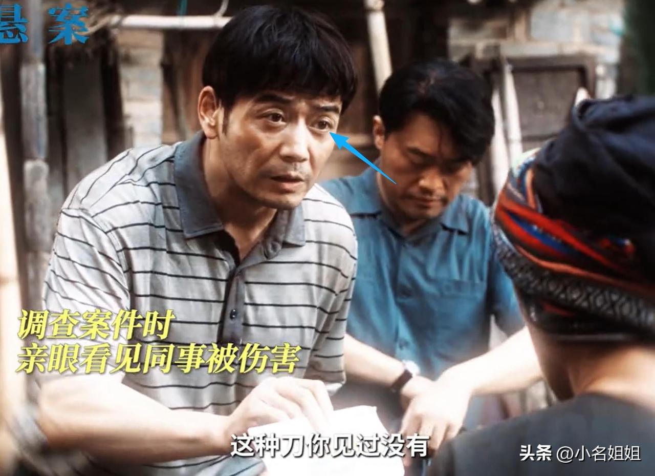 明眼人都知道，

不知道你们发现没？

央视《悬案》里杨烁蹲在田埂上走访那段，身