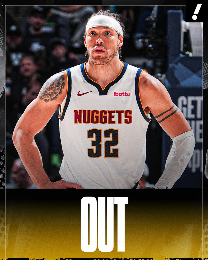 戈登预计缺席G6 Shams消息：“阿隆戈登伤情并不乐观，他预计缺席G6的比赛。