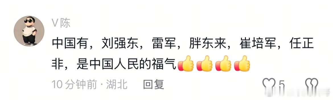 网友对刘强东、雷军、任正非、胖东来的评价。 ​​​