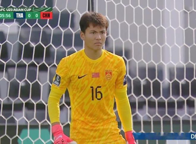 韩媒：中国U23男足能做的韩国做不到U23亚洲杯中国男足三场小组赛中门将李昊神一