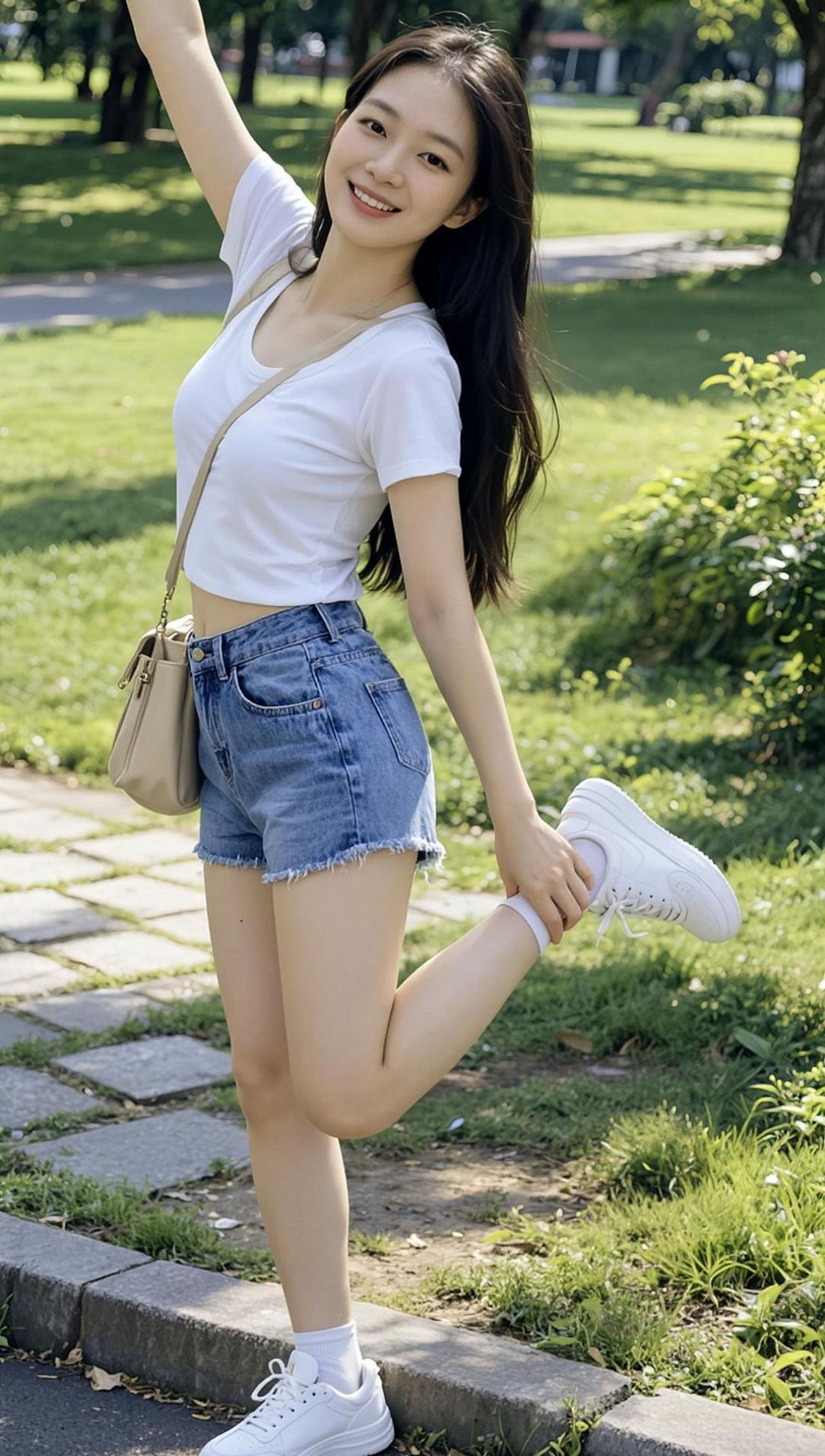 AI清新生活照 日常分享 甜美女孩 高级感穿搭 颜值