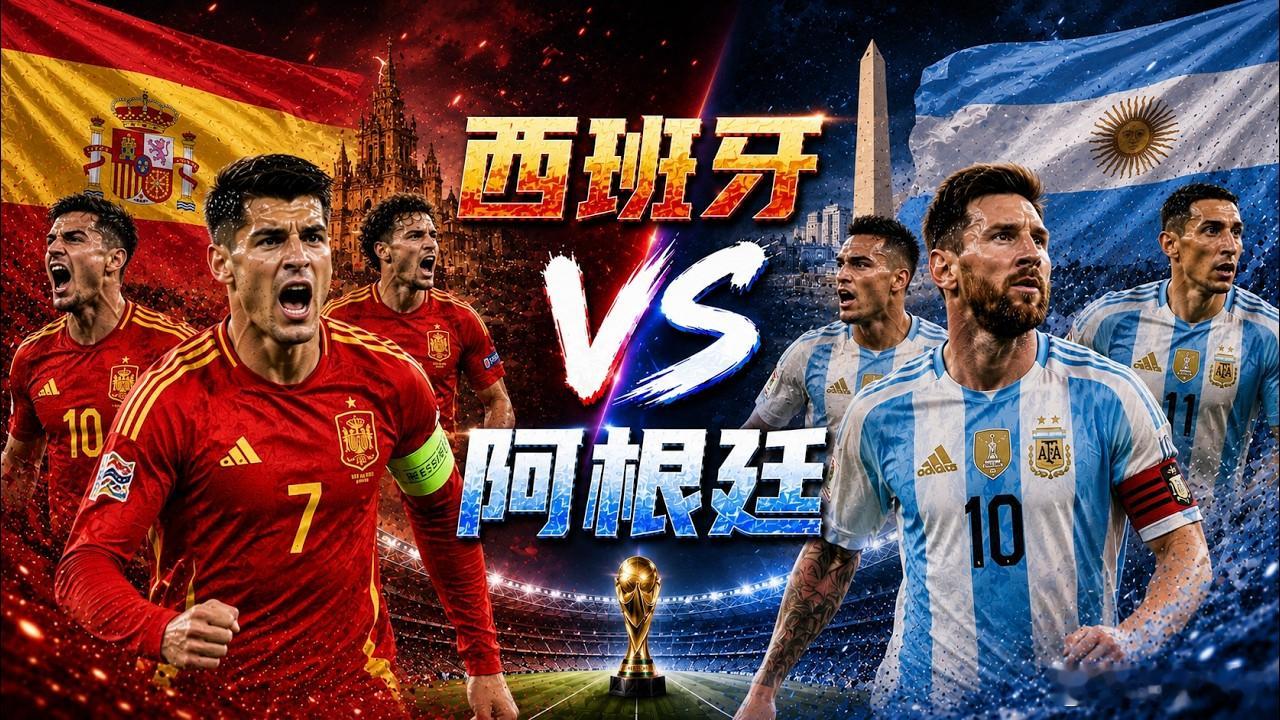 世界杯决赛：西班牙 VS 阿根廷西班牙目前在FIFA积分榜排名第2，上场世界杯2