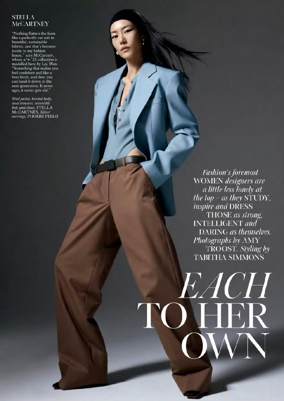 UK Vogue August 2025“EACH TO HER OWN”全球企