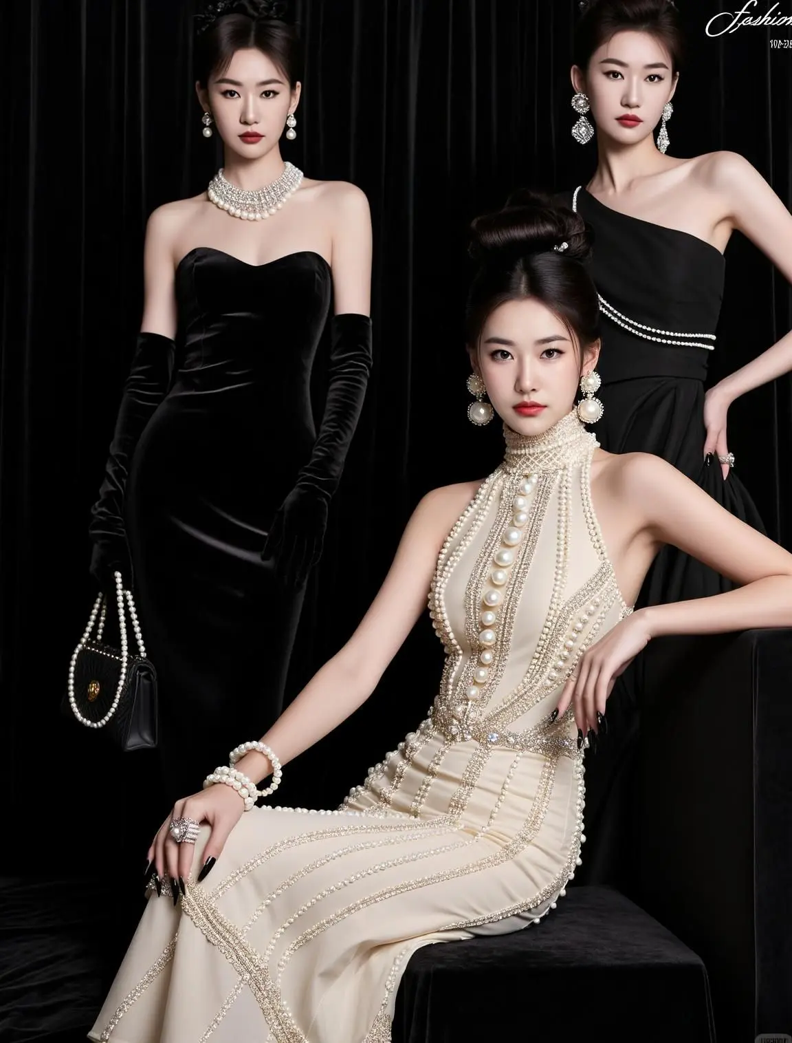 AI暗黑时尚大片 ai创作