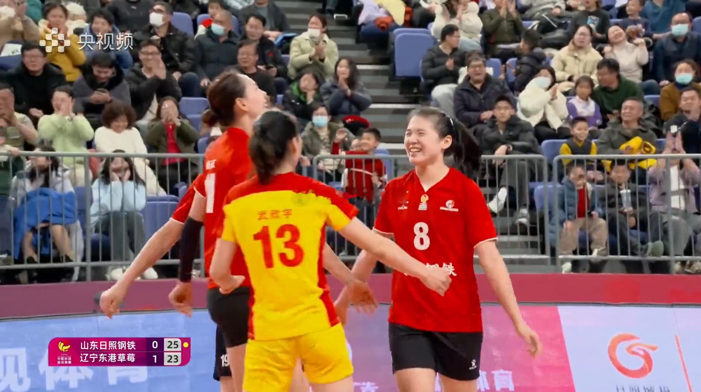 2024-2025中国女排超级联赛A级季后赛D组第19轮：山东日照钢铁vs辽宁东