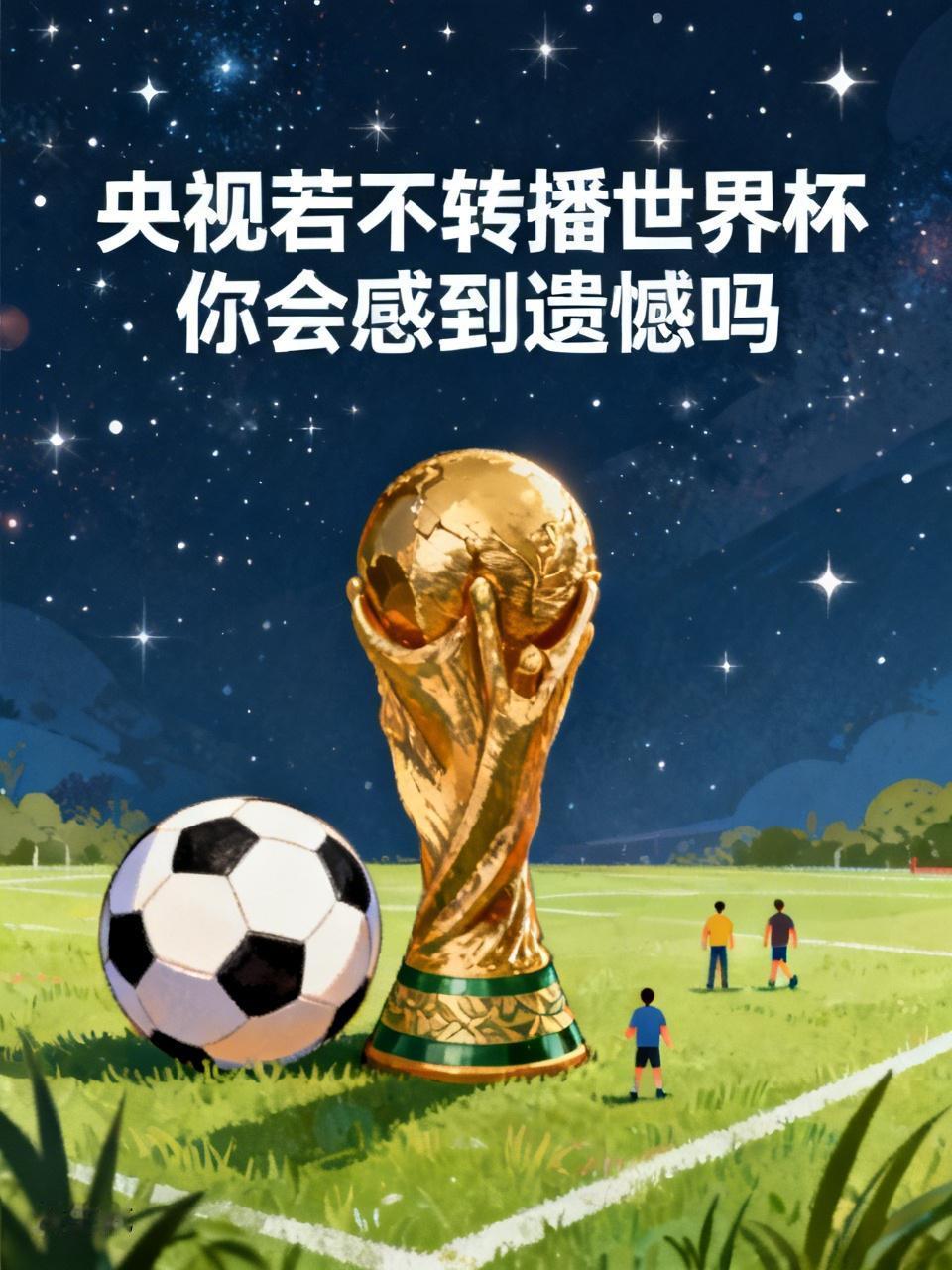 本尊就是假球迷，
没有中国无心仪；
转播与否不在乎，
凌晨转播少兴趣。

冠军谁