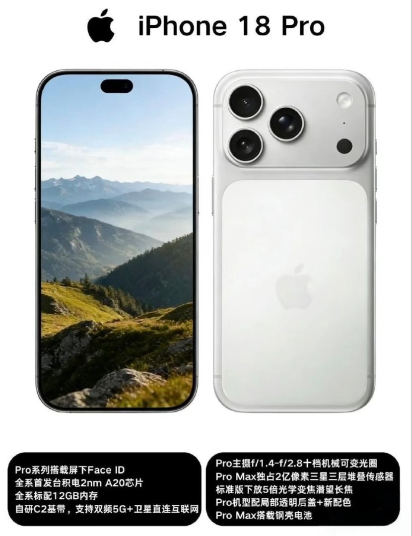 iPhone18Pro八大亮点谁能解答一下，跟17pro的区别是啥。