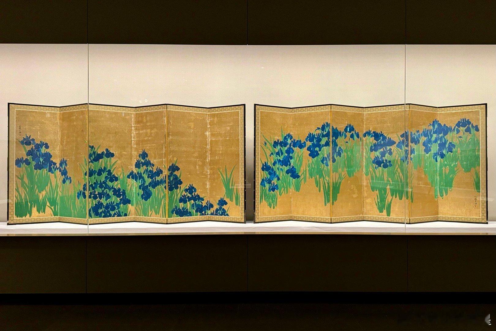 东京每年春季定期的国宝展，根津美术馆特展：“国宝燕子画图屏风——日本的美术和设计