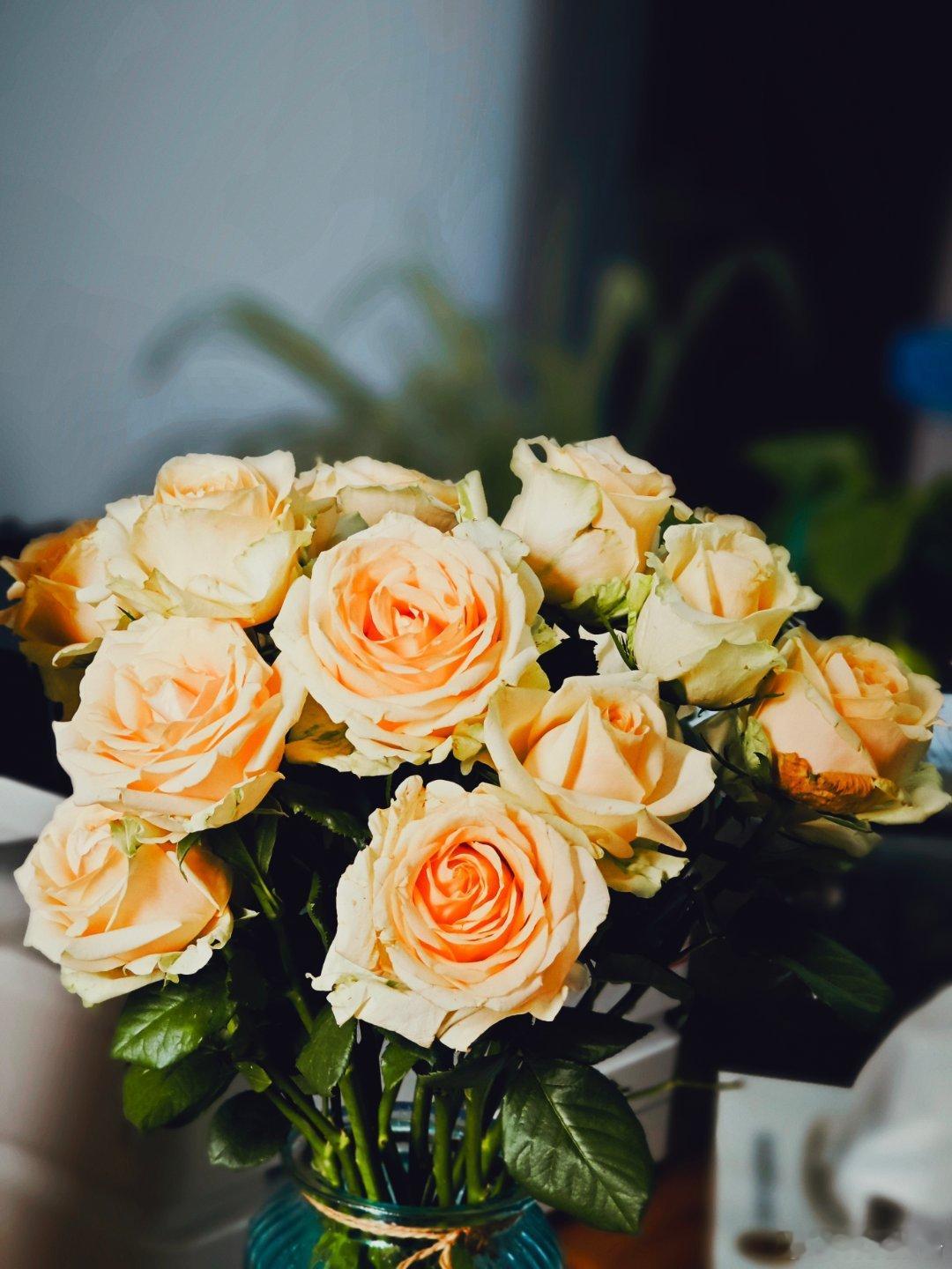 今日治愈系，见了好久不见的同学，收到花花，心情好好!#林溪一语# ​​​