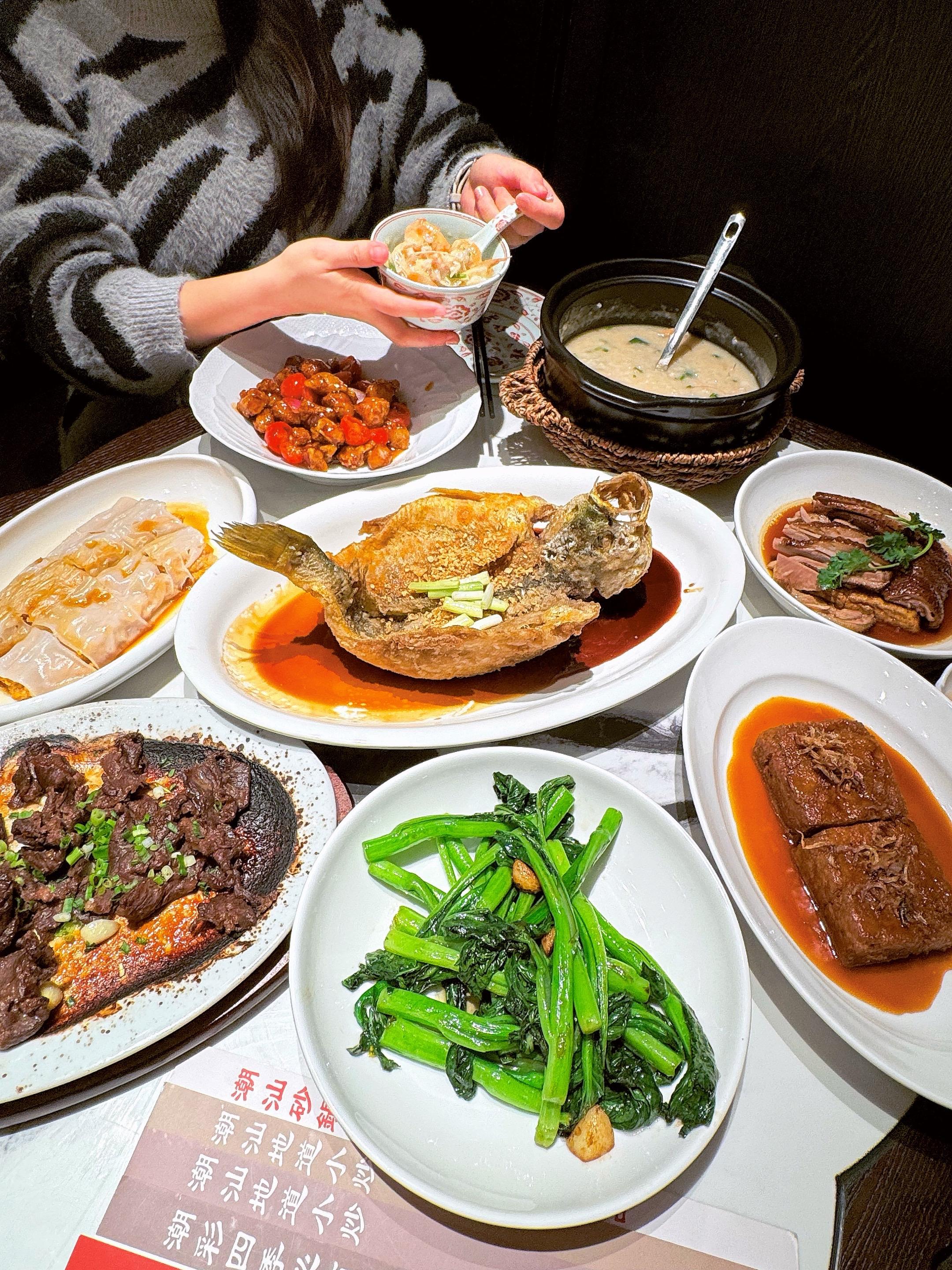 🔥大连潮汕菜顶流！恒隆也有啦！！不用飞潮汕，潮彩四季恒隆店终于开业了...