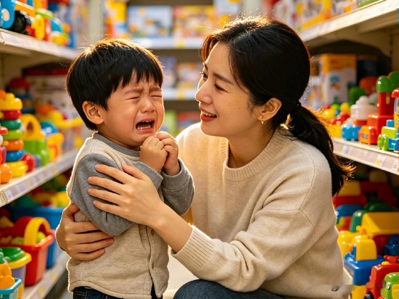 昨晚带儿子去超市买日用品，刚走到玩具区，他就盯着一辆遥控小汽车，挪不动脚。
 