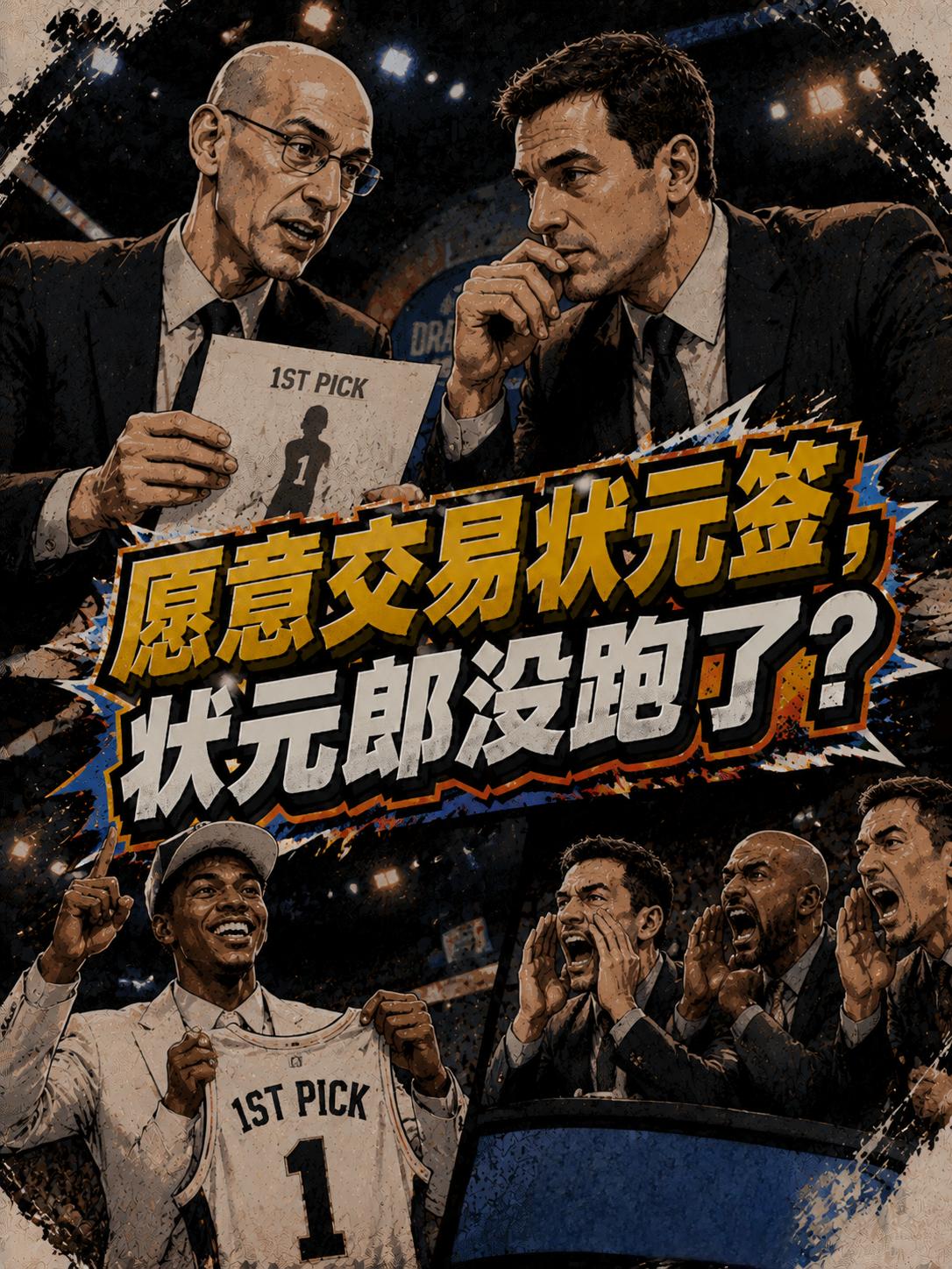 愿意交易状元签！但爵士队真的能够如愿以偿？他们真的能够顺利签下迪班萨？要知道，盯