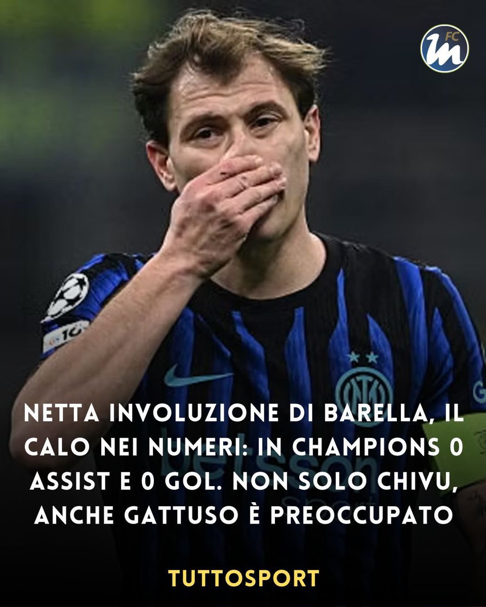 📉 与因扎吉一起的领跑者，即使对阵博多也是表现最令人失望的球员之一。这个趋势已