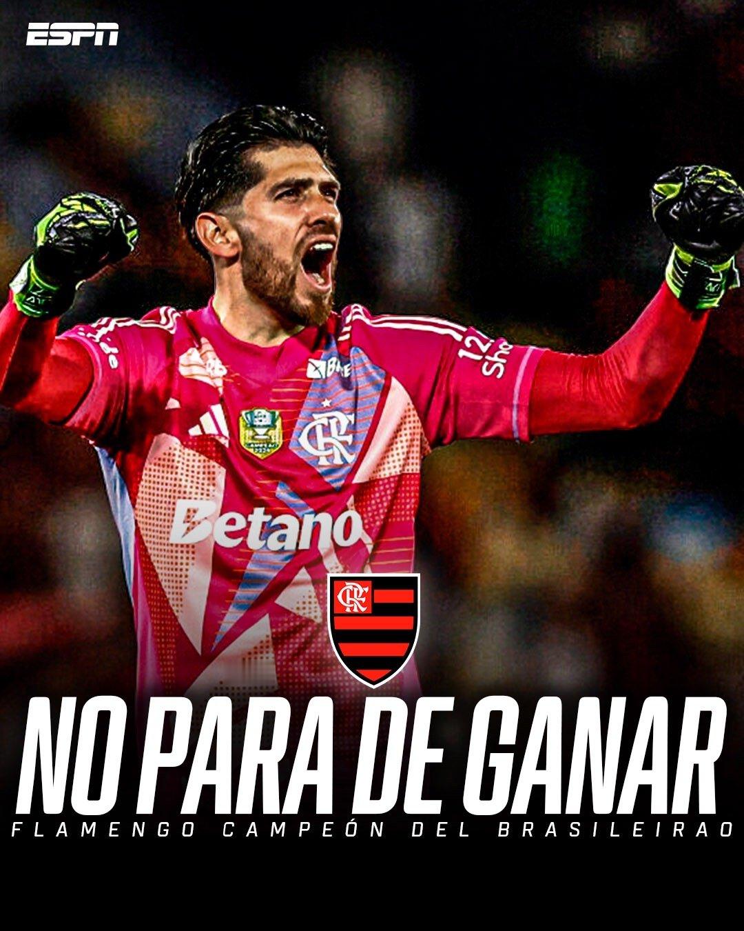 🧤阿古斯丁·罗西再添一冠🏆🇧🇷弗拉门戈队凭借萨穆·利诺的进球以 1-0 