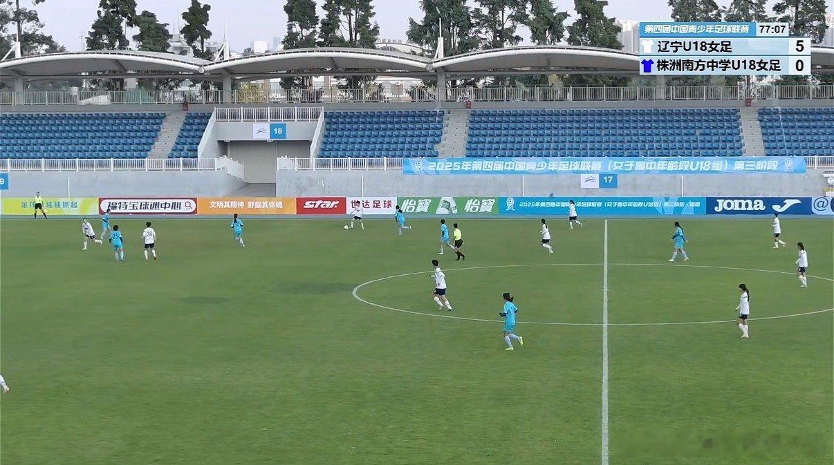 辽宁女足 5:0了！！！！ 