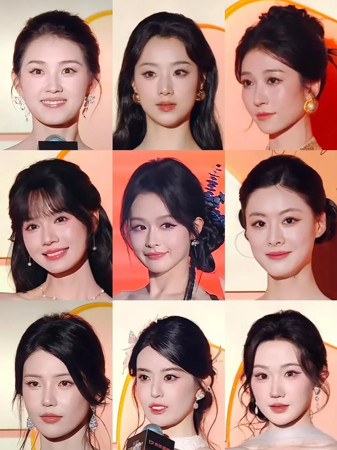 短女大头照 选图差挺多的王小亿最佳，郭宇欣拍成对眼了 