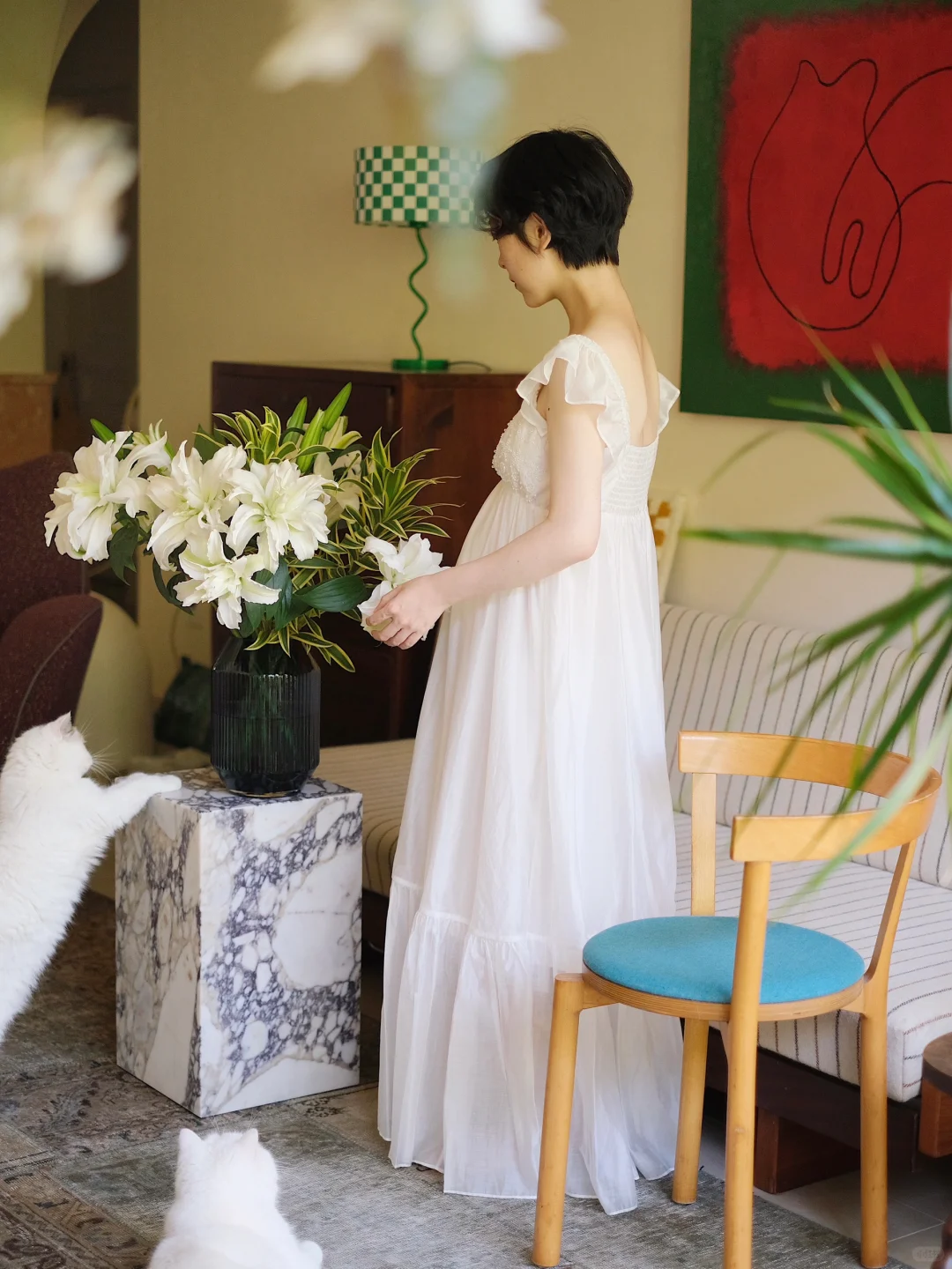 百合芬芳，抚一缕沉静纹理