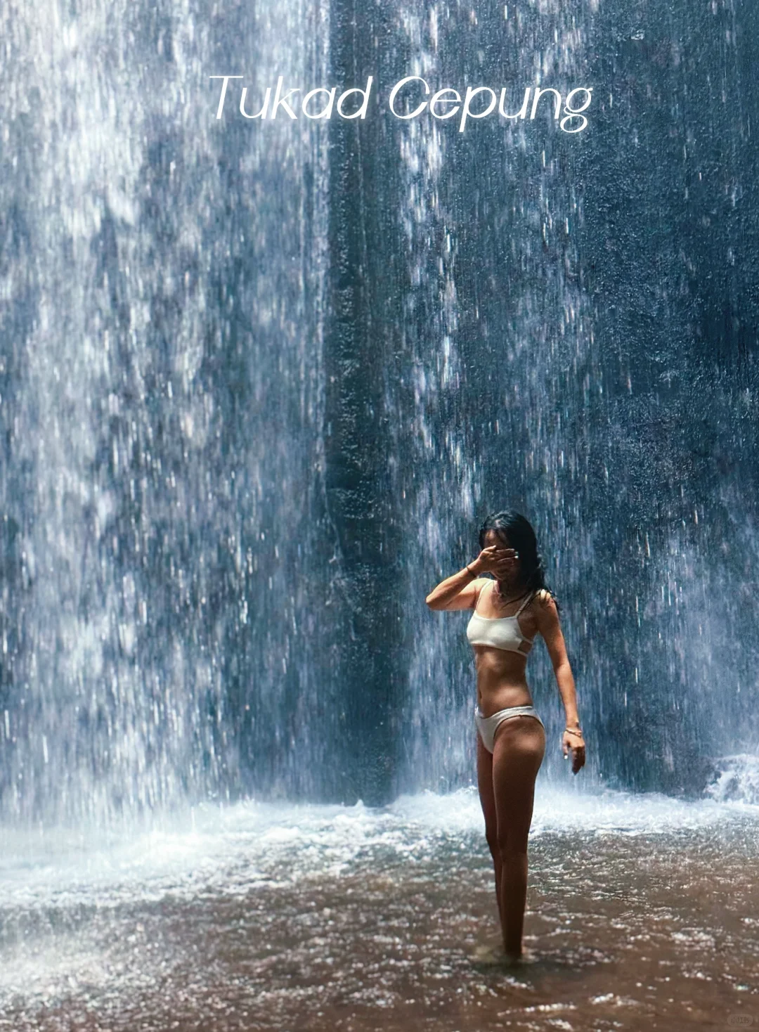 乌布|Tukad Cepung瀑布（简直太出片了）