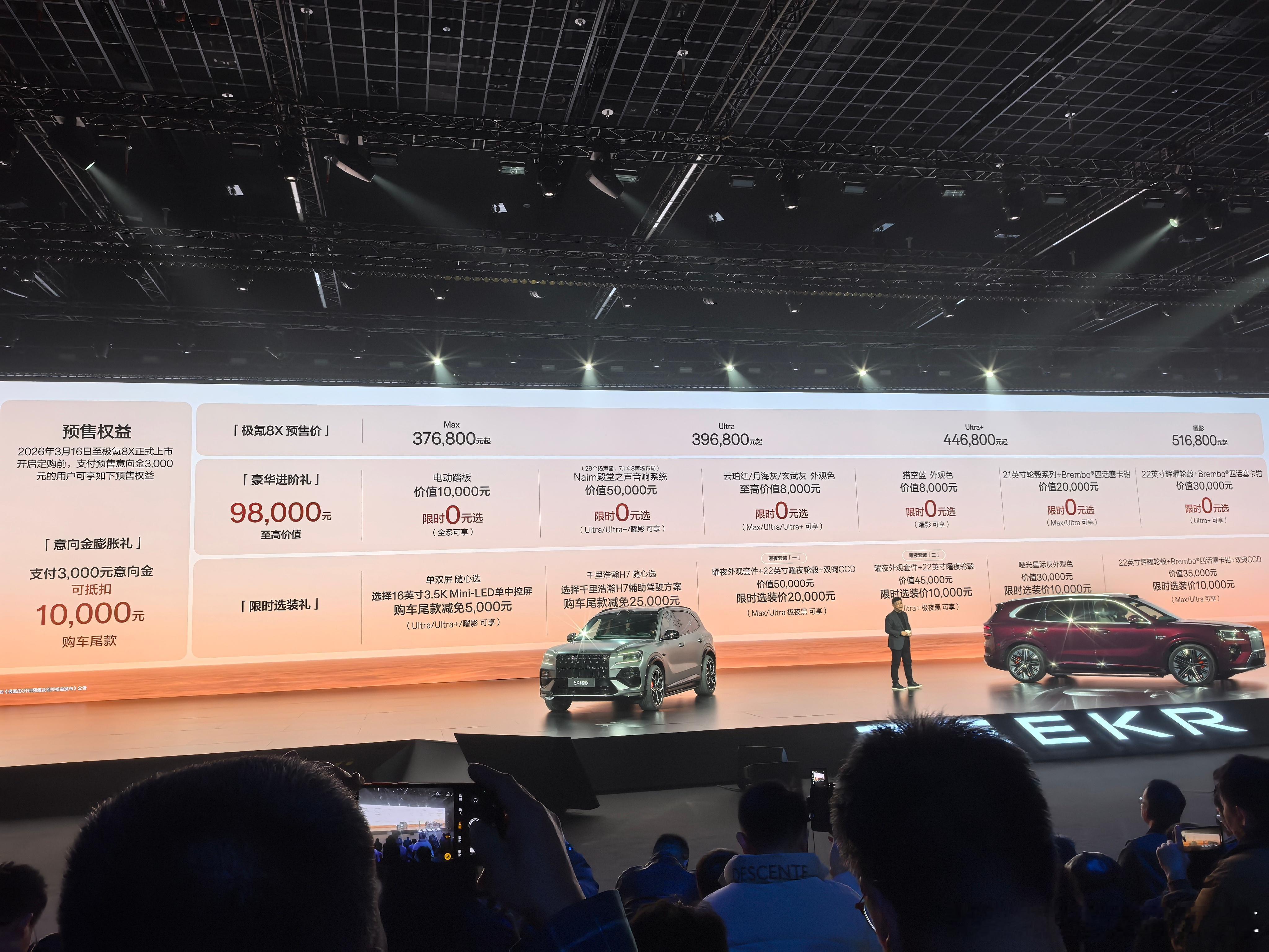 极氪8X是新能源SUV的一股清流，给同质化的新能源SUV市场带来了新鲜感。比如，