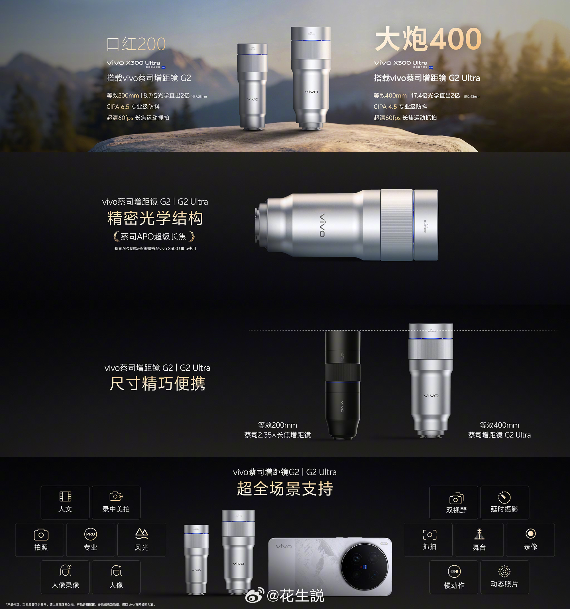 vivo X300 UItra专业V单 蔡司大师镜头群：14mm蔡司超广角镜头｜