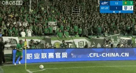 北京国安北京国安中超联赛 3分钟两球！林良铭抢点扳平比分北京国安2-2天津津门虎