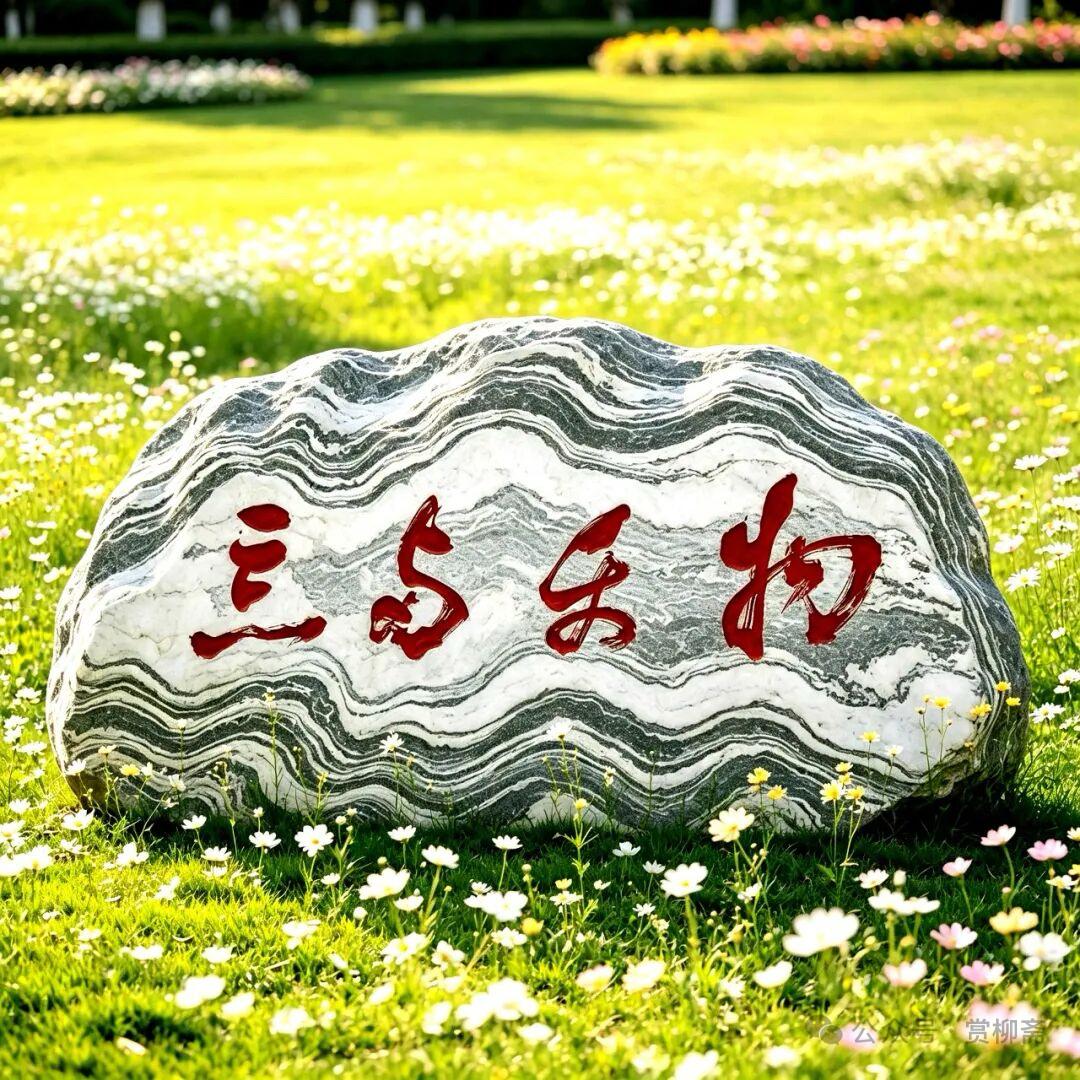公园石头上的四个大字，
能读对的人不足两成。
让大多数人不认识的字，
也能被称为