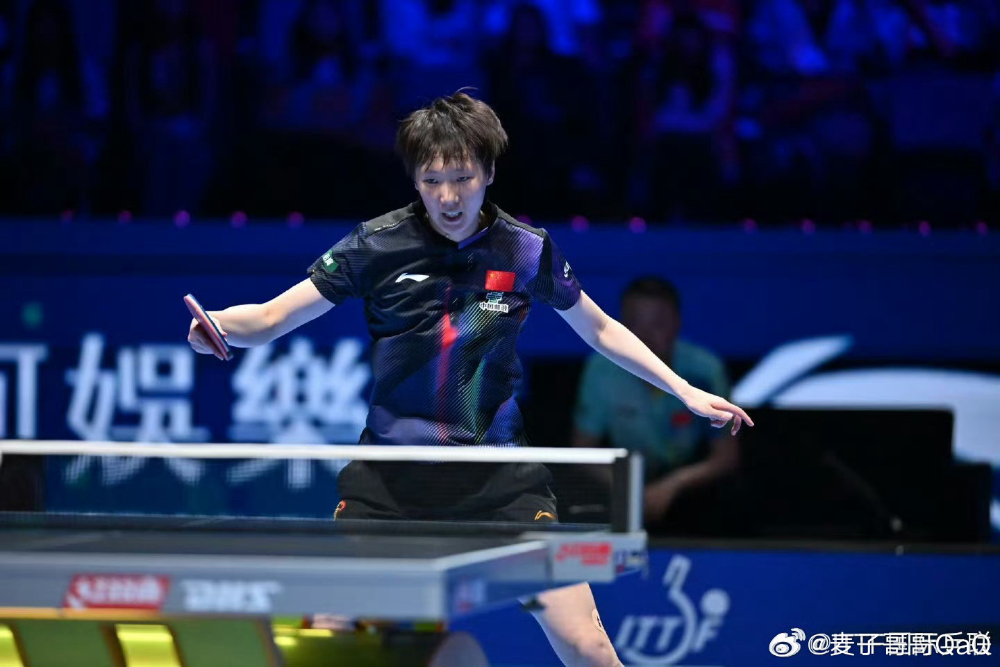 王曼昱对阵申裕斌八连胜王曼昱在2026年澳门乒乓球世界杯女单半决赛中以4-2战胜