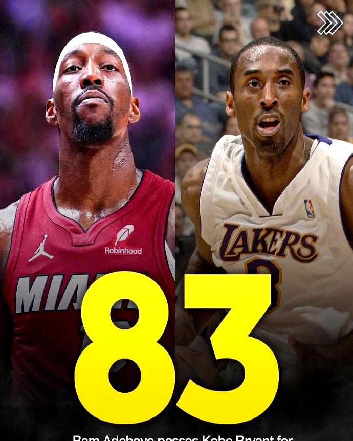 你敢信？之前生涯最高才41分的阿德巴约，今晚直接砍了83分。
首节爆砍31分破