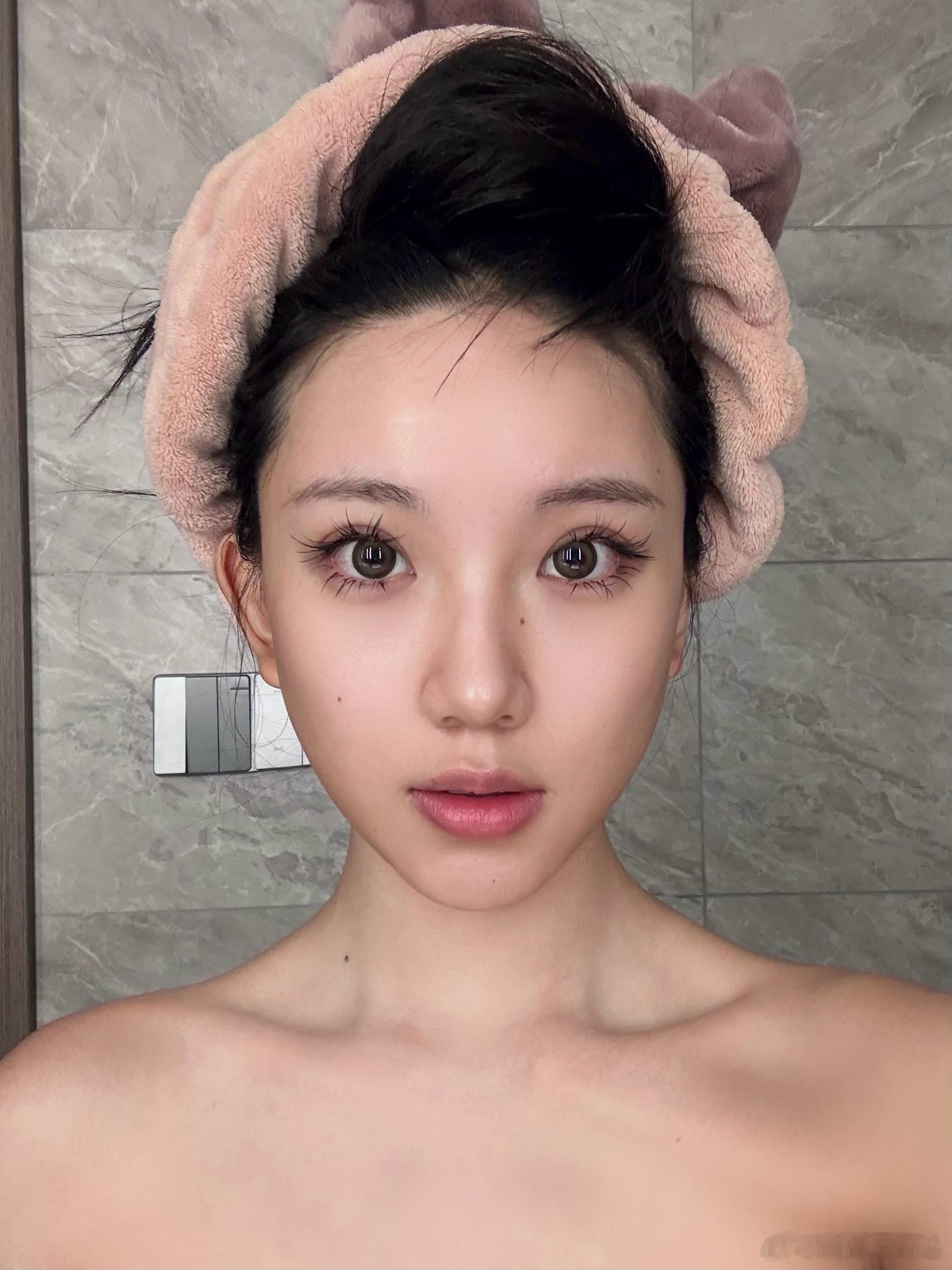 p了一张素颜照 