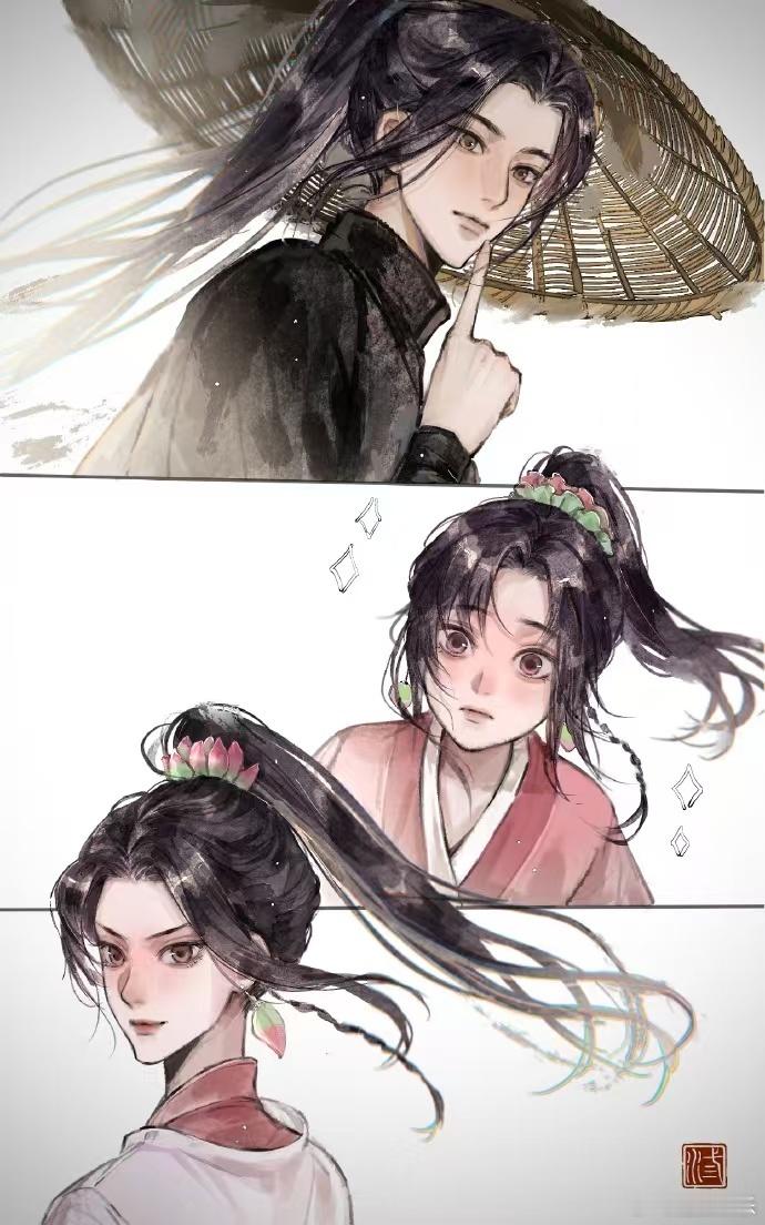 吕洞宾是何仙姑少女时期的英雄主义吕洞宾何仙姑神图有了  啊啊啊啊啊吕洞宾和何仙姑