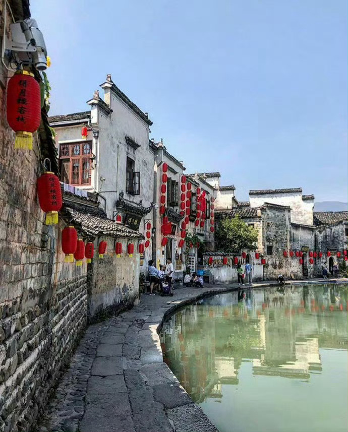 画中宏村，如此静雅，如此惬意。 ​ ​​​