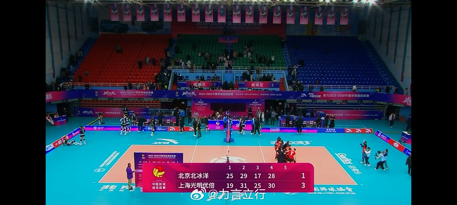 北京主场被上海3比1逆转，没能拖入第五局！第四局这波折，前面大起大落，赛点起死回