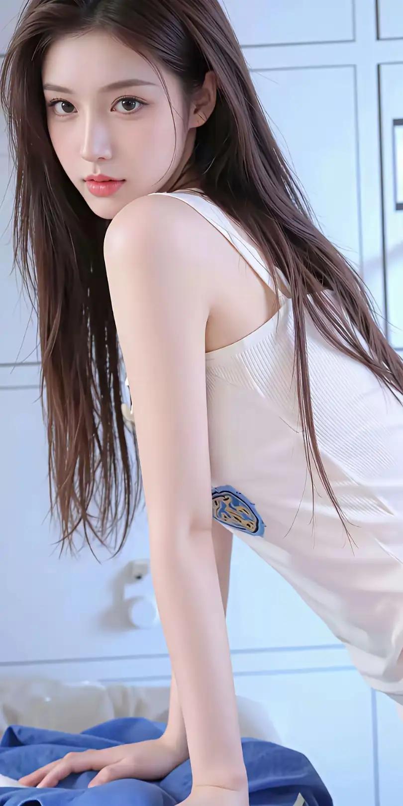 一组冷白皮模特拍摄样片